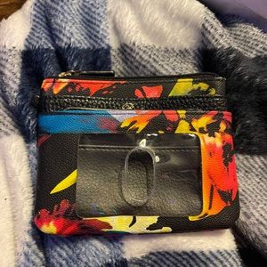 Mini floral wallet